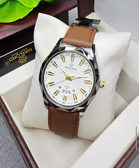 🔥 ফ্রি ডেলিভারি সহ MAXLORD প্রিমিয়াম মেনস ঘড়ি – স্টাইলিশ লুক, এখনই অর্ডার করুন! 🚚✨